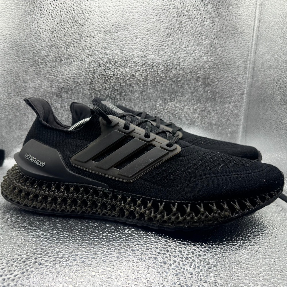 Size 12 Adidas Ultra 4DFWD Core Black Mens Low Top Lace Up Sneaker Shoes GX6632